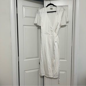 SMYM Satin Wrap Dress